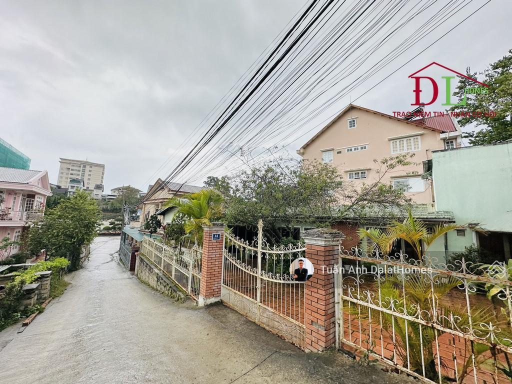 Bán đất lô góc 2 mặt tiền phan chu trinh đà lạt 310m² thực tế, mặt tiền rộng 16m thế thoải lợi hầm