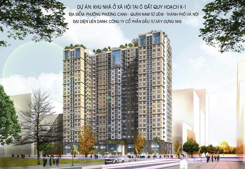 Cho thuê cc 3pn, 2wc, 77m2, 7 triệu, tại nhs phương canh residence, nam từ liêm