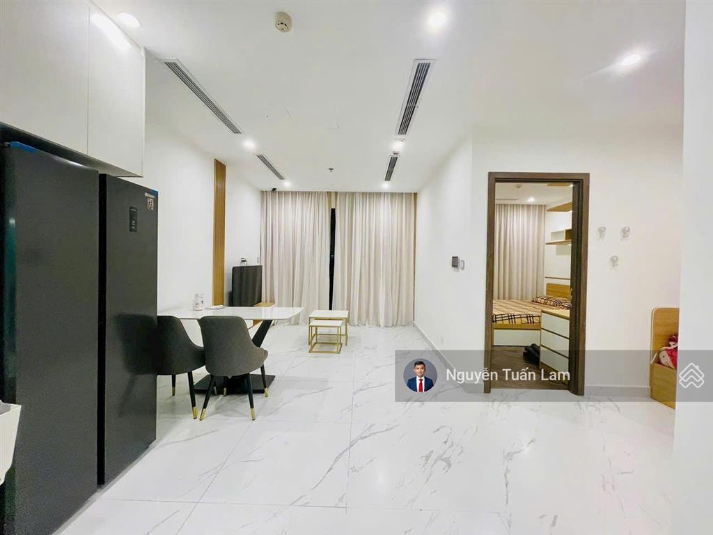 Cho thuê căn hộ 1pn+ the beverly chuẩn mỹ hiện đại, nội thất sang, ngập tràn không gian sống xanh