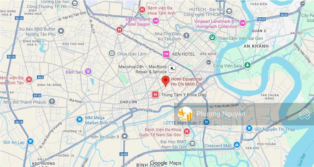 Deal vip 4000 tỷ! khách sạn 5 sao equatorial q5, 3 mặt tiền 120m, 5.500m2, 11 tầng, 333 phòng