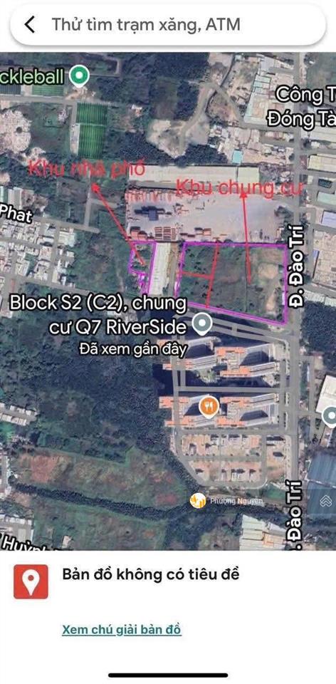 Chuyển nhượng dự án vàng kdc phức hợp phú thuận đường đào trí q7  đã có gpxd  chỉ 2500 tỷ