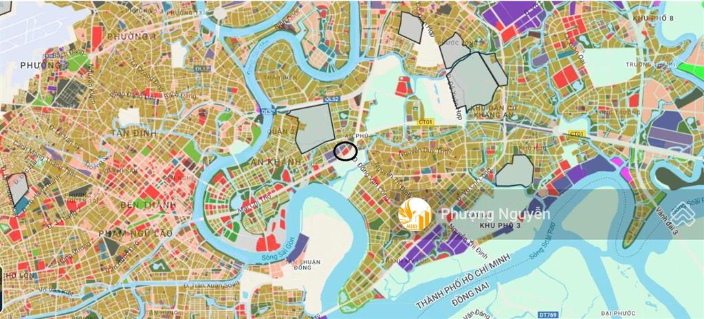 7,3ha siêu đất vàng đại lộ mai chí thọ tp. thủ đức chỉ 55tr/m2 (đối diện metro), sắp ra 1/500