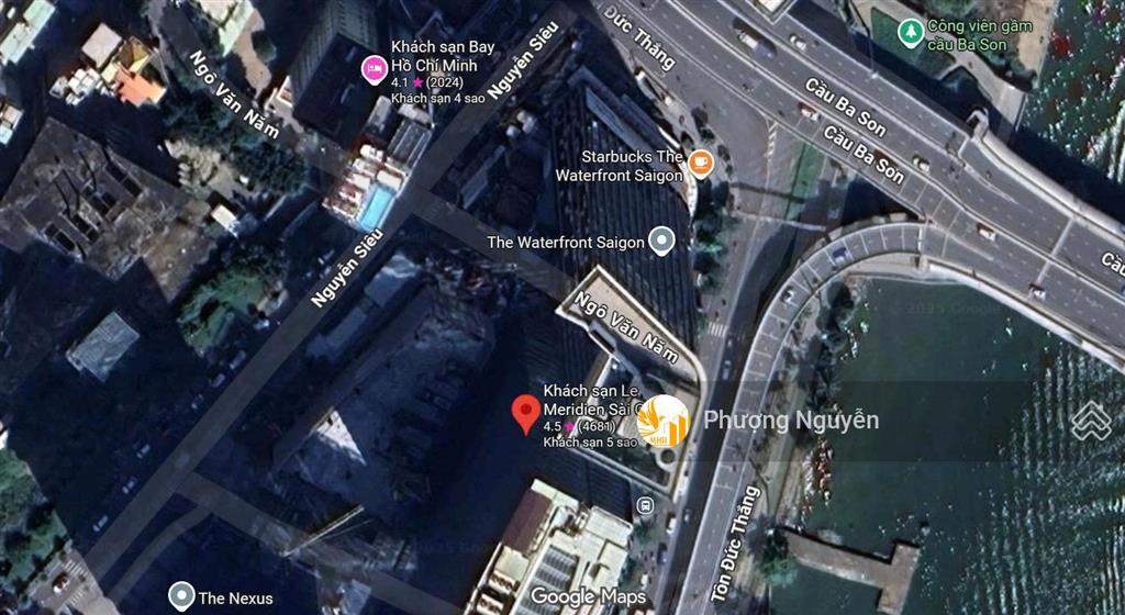 Khách sạn tt q1  le meridien sài gòn 5 sao & cao ốc văn phòng phố tôn đức thắng bến nghé 10.800tỷ