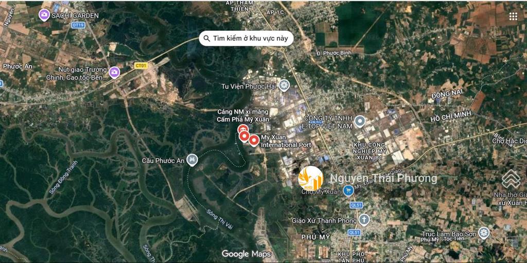 Bán cảng biển mỹ xuân 50.3ha, 780m cầu tàu, pháp lý 100% 1650 tỷ 49 năm (phú mỹ vũng tàu)