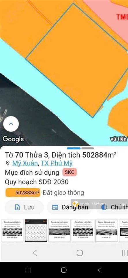 Bán cảng biển mỹ xuân 50.3ha, 780m cầu tàu, pháp lý 100% 1650 tỷ 49 năm (phú mỹ vũng tàu)