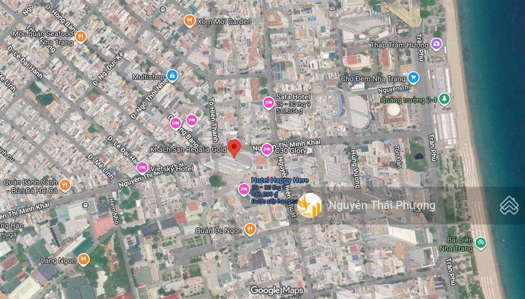 Khách sạn 5 sao trung tâm tp nha trang đg ng thị minh khai 40 tầng, 850p, 49.193m2 chỉ 2200 tỷ