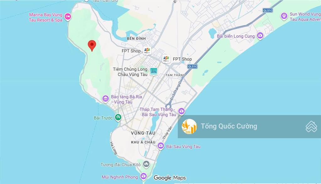 Bán gấp khu nghỉ dưỡng tổng hợp 4 sao 3361m2 hẻm trần phú, p5 tp. vũng tàu chỉ 99.9 tỷ