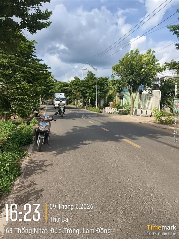 Siêu phẩm 2 mặt tiền, full thổ cư chỉ 6,6 tỷ, đường thống nhất, đức trọng, lâm đồng.