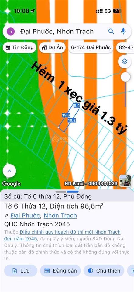 Đất nền xã phú đông sổ hồng riêng đường xe hơi tới tận đất khu dân cư hiện hữu