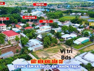 Đất nền phước an full thổ cư gần sát ubnd xã và cụm trường học giá chỉ 1 tỷ đồng