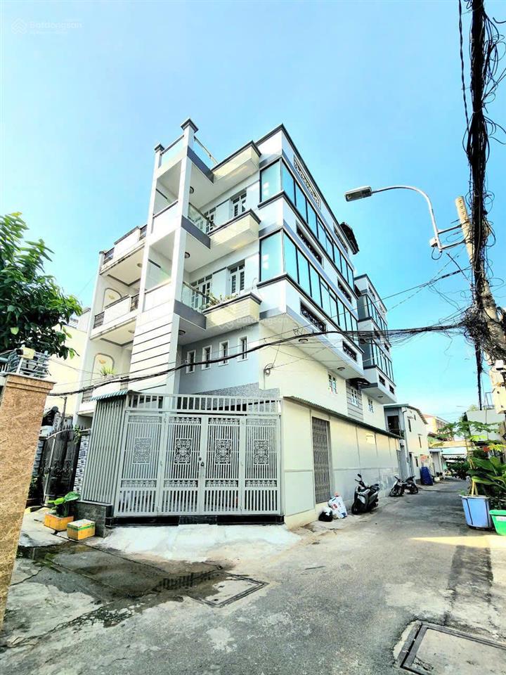 Bán nhà góc 2 mặt tiền cư xá phú lâm a  hậu giang, p12, q6 (4.2x18.3m)  trệt 3 lầu, sân thượng