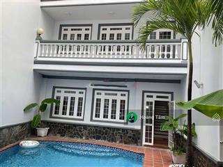 Biệt thự hồ bơi, sân vườn 386m2  cho thuê biệt thự mặt tiền nguyễn thị minh khai, quận 1