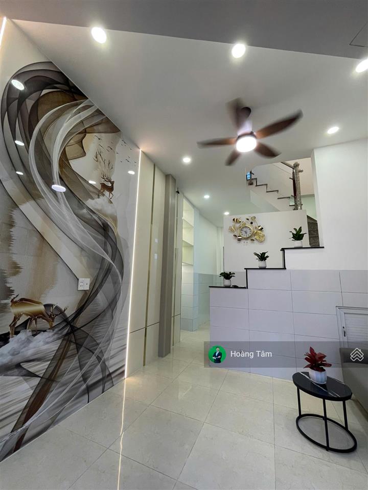 Bán nhà 2 mặt tiền hẻm xe hơi hồng bàng, p12, quận 6. dt4x9m, trệt 2 lầu st, giá 5.3 tỷ