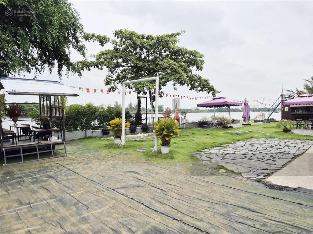 Cho thuê 1000m2 mặt bằng sân vườn, có nhà tiền chế ven sông khu thanh đa bình quới, bình thạnh