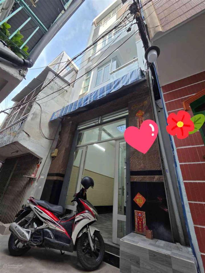 Bán nhà gần mặt tiền phạm văn chí, chợ bình tiên, quận 6. dt3.5x10m, 4 tầng xây kiên cố btct