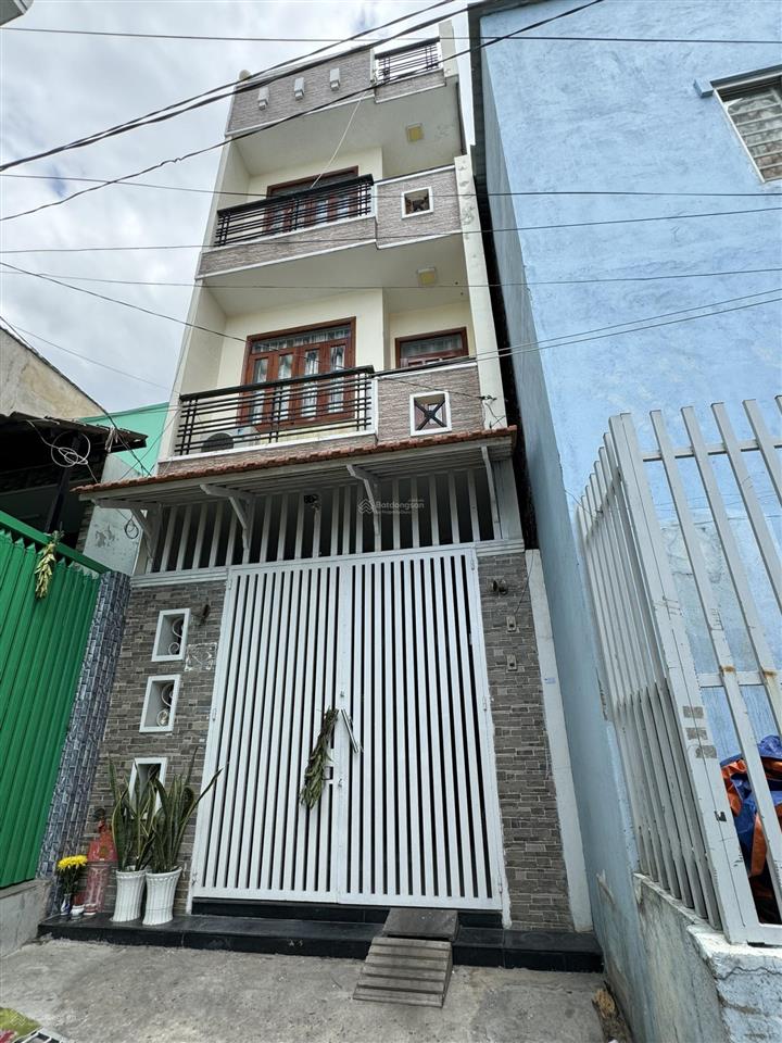 Bán nhà hxh đường hậu giang, quận 6, dt 78m2, trệt 3 lầu, giá 7.3 tỷ còn tl