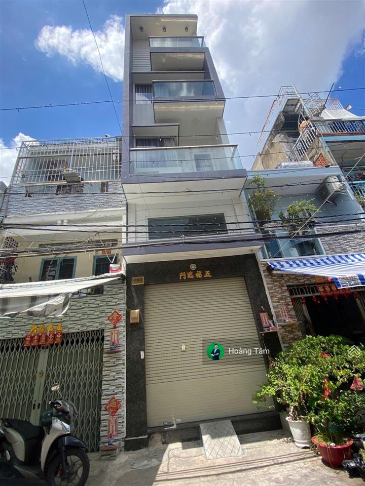 Bán nhà đẹp 5 tầng hxh gần chợ bình tiên, quận 6. dt đất 35,2m2. giá 7.8 tỷ