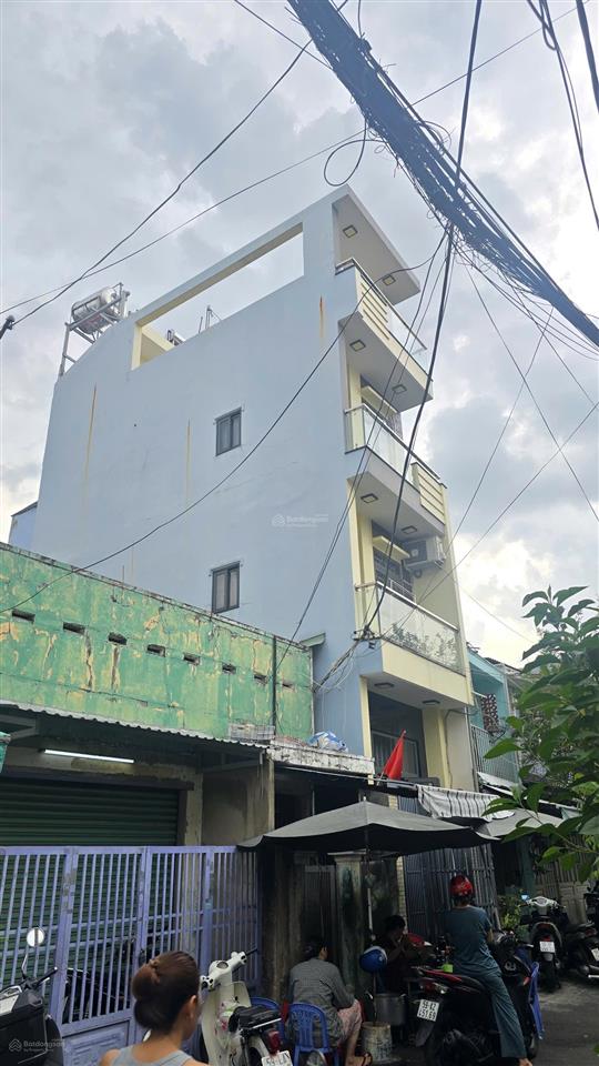 Bán nhà 4 tầng gần chợ cây gõ, quận 6  dt 33,4m2  giá 6,5 tỷ