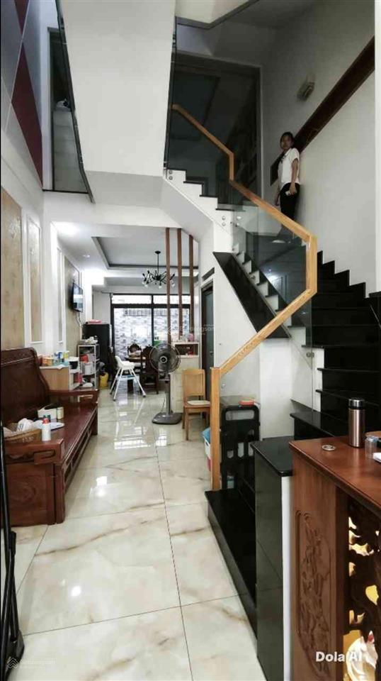 Nhà đẹp nội thất cao cấp kinh dương vương, quận 6  dt 4x16m  4 tầng btct