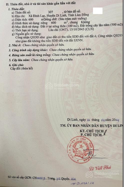 Bán đất tại đinh lạc, giá thỏa thuận, 600m2, mặt tiền 12m, ngõ rộng 7m, pháp lý đầy đủ
