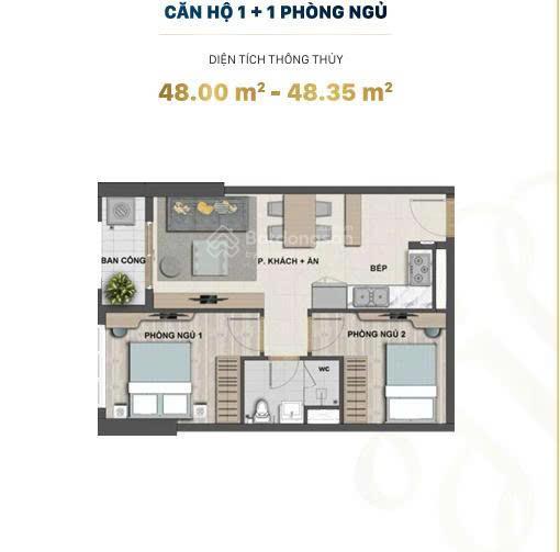 Victoria village, full nội thất 2pn, 1wc, dt 52m2 giá thuê tốt chỉ 15,5tr/tháng nhà mới tinh