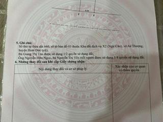 Chỉ hiếm có 1 lô dịch vụ x2 an thượng mđ rộng 36m, giá 9 tỷ đồng, mặt tiền 6.3m,  0967 263 ***