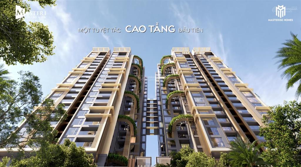 Quang vinh độc quyền căn hộ 4pn tặng kèm sân vườn 56m2 lớn nhất dự án masteri grand view