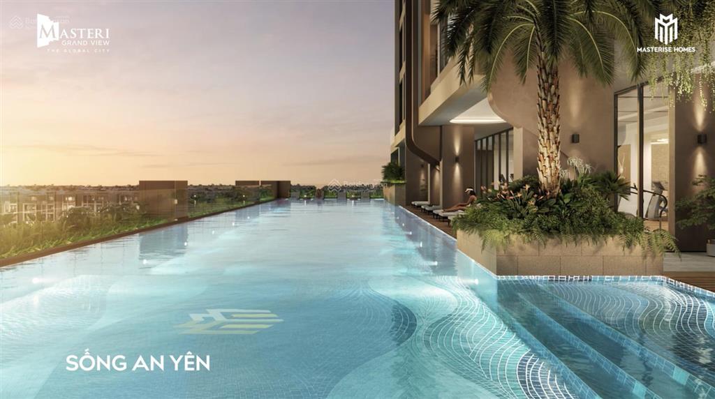 Quang vinh độc quyền căn hộ 4pn tặng kèm sân vườn 56m2 lớn nhất dự án masteri grand view