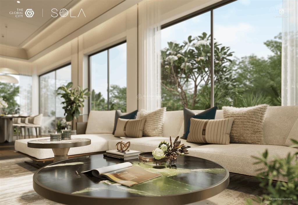 Suất ngoại giao biệt thự song lập vị trí trung tâm biệt thự đảo sola, the global city quận 2, 57tỷ