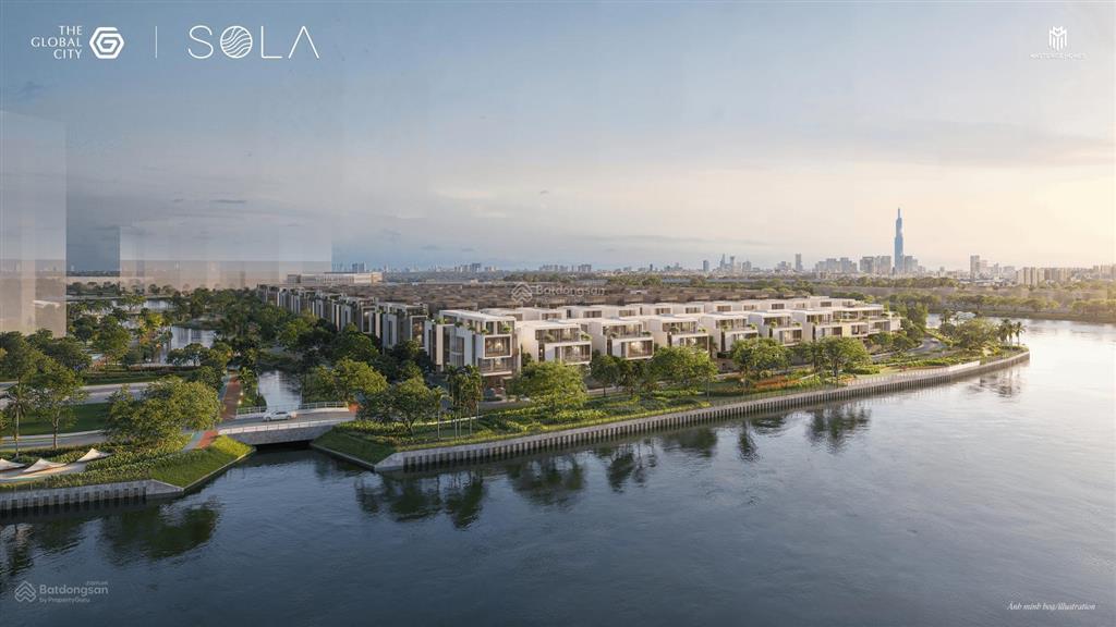 Suất ngoại giao biệt thự song lập vị trí trung tâm biệt thự đảo sola, the global city quận 2, 57tỷ
