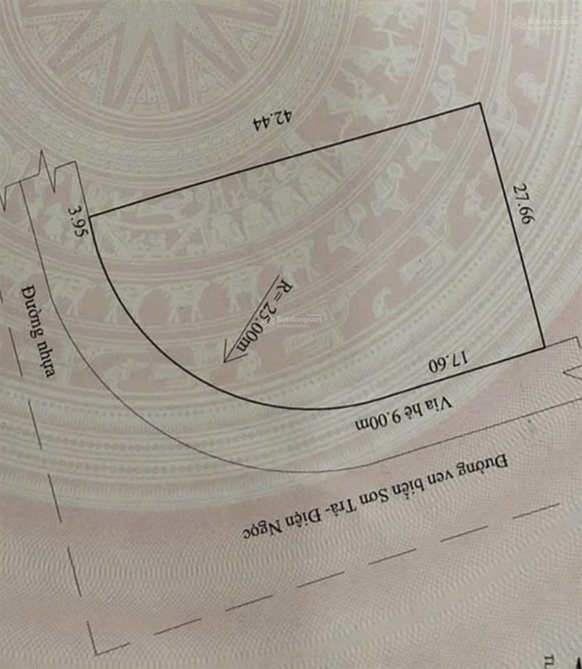 Cho thuê mặt bằng lô góc võ nguyên giáp ngũ hành sơn 1.039m², mặt tiền 40m