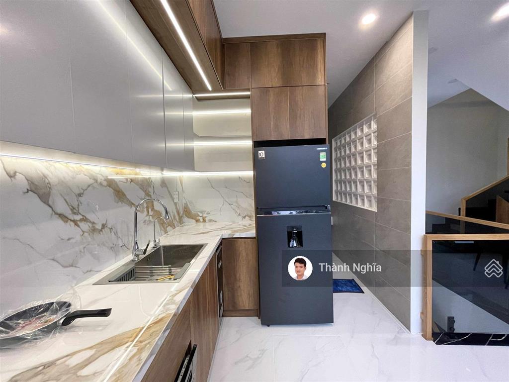 Hiếm! nhà ngang 6.5 x 10m 58m2 4 tầng 3pn, 5wc, gara oto, tặng full nội thất cao cấp chỉ 9.29 tỷ