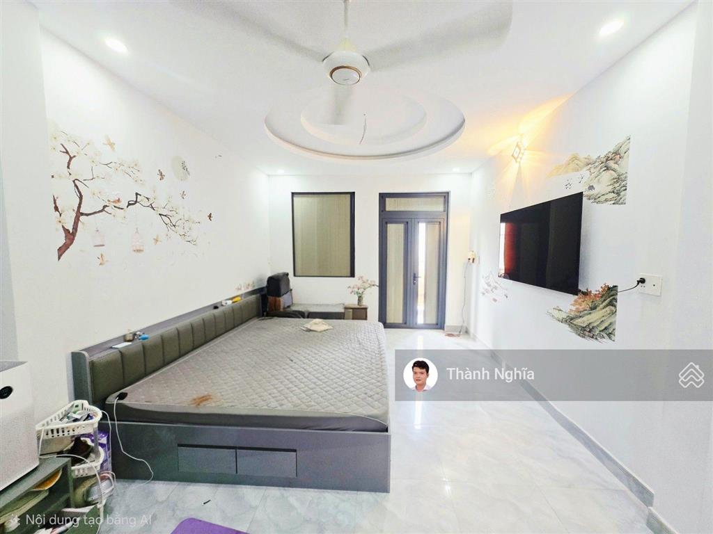 Nhà đẹp, mặt tiền đường 16m, 100m2, 4 tầng 4 pn, full nội thất, cạnh bệnh viện lê văn thịnh