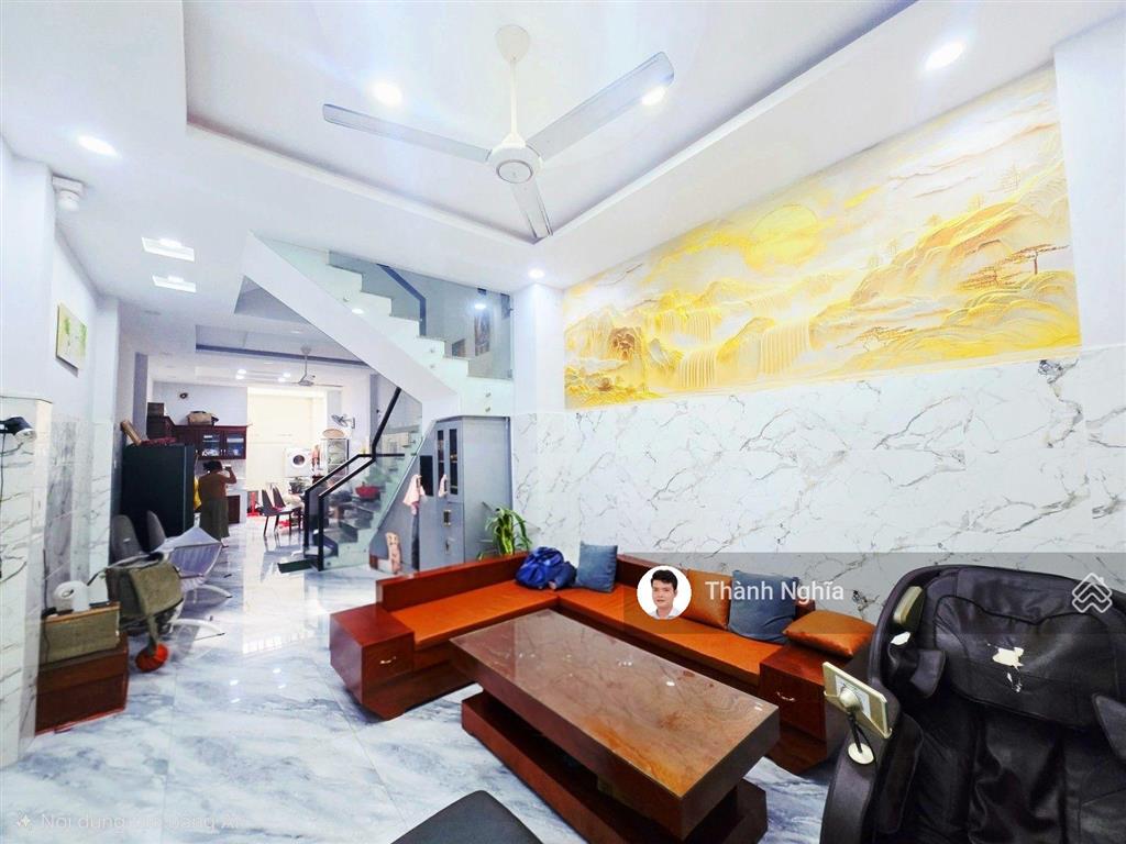 Nhà đẹp, mặt tiền đường 16m, 100m2, 4 tầng 4 pn, full nội thất, cạnh bệnh viện lê văn thịnh