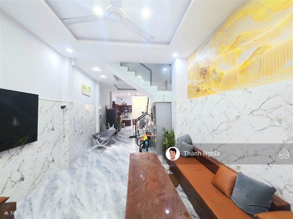 Nhà đẹp, mặt tiền đường 16m, 100m2, 4 tầng 4 pn, full nội thất, cạnh bệnh viện lê văn thịnh