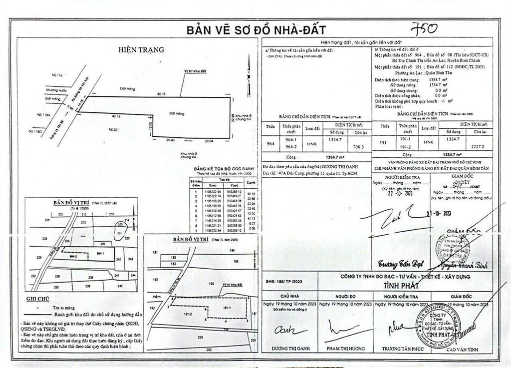 Hhmg 1%. bán 1.977m2 mt số 221 lê tấn bê, phường an lạc. giá bán 55 tỷ thương lượng