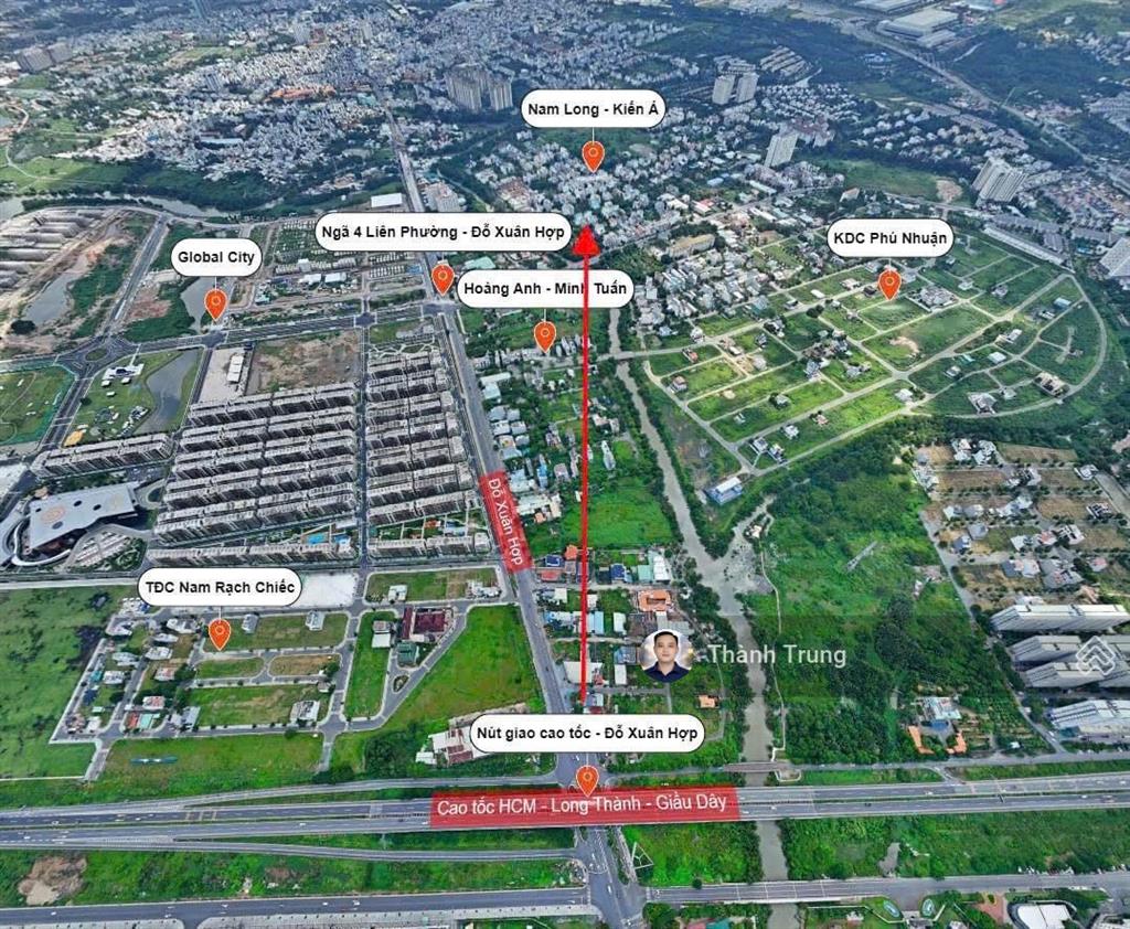 Bán gấp lô đất biệt thự khu phú nhuận. vị trí đẹp, gần the global city giá 71tr/m2. sổ hồng riêng