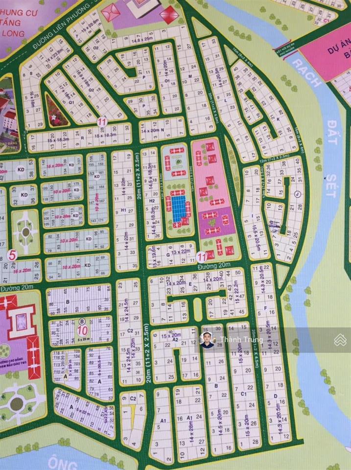Bán đất biệt thự phú nhuận giá rẻ chỉ 59tr/m2 còn bớt. vị trí gần the global city, liên phường