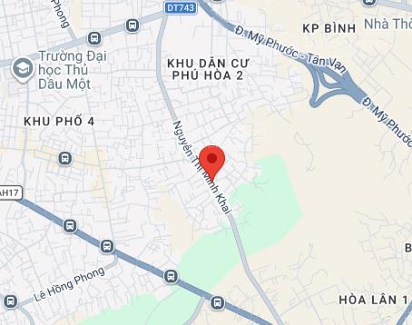 Nhà mới, gần chợ phú hòa, hẻm xe hơi, 3,1tr/th