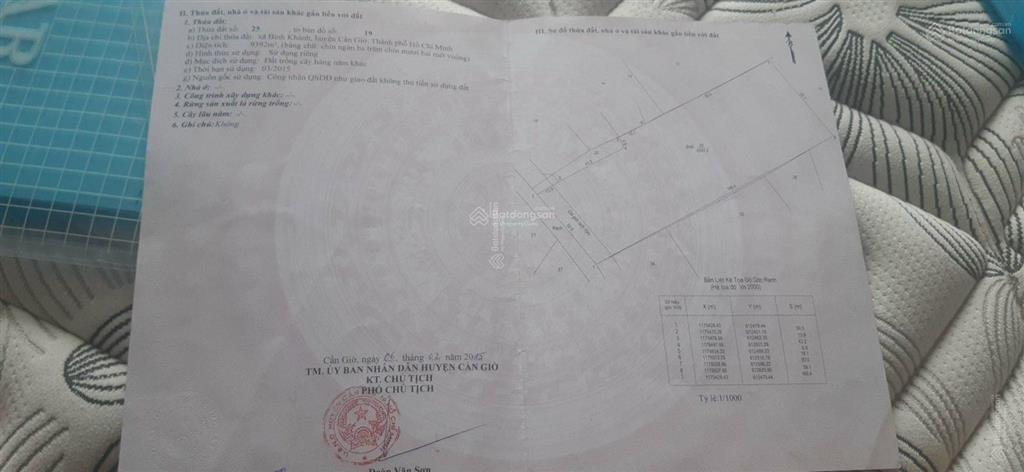 Bán 9.392m2 đất cây hàng năm quy hoạch khu dân cư, lô 2 đường bê tông xe hơi chạy, giá 2,2tỷ/1000m2