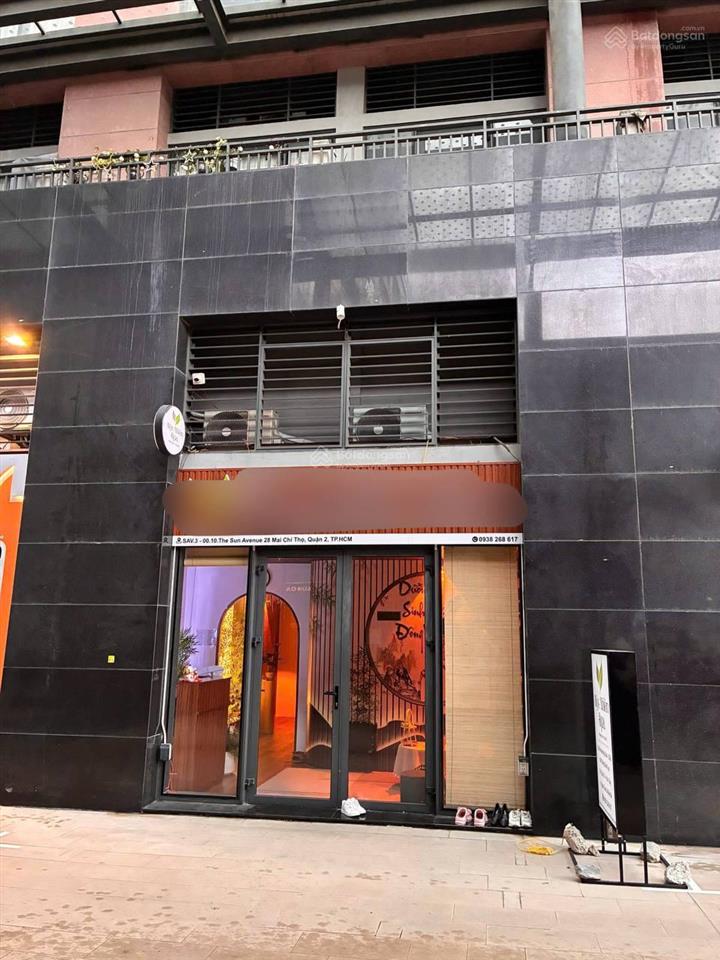 Căn shophouse the sun avenue giá chỉ 130tr/m2 mai chí thọ
