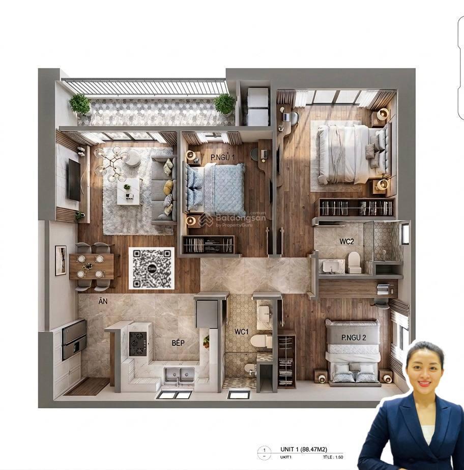 Bán 3pn 96m2 view sông giảm giá kịch sàn chỉ 8,350 tỷ the sun avenue