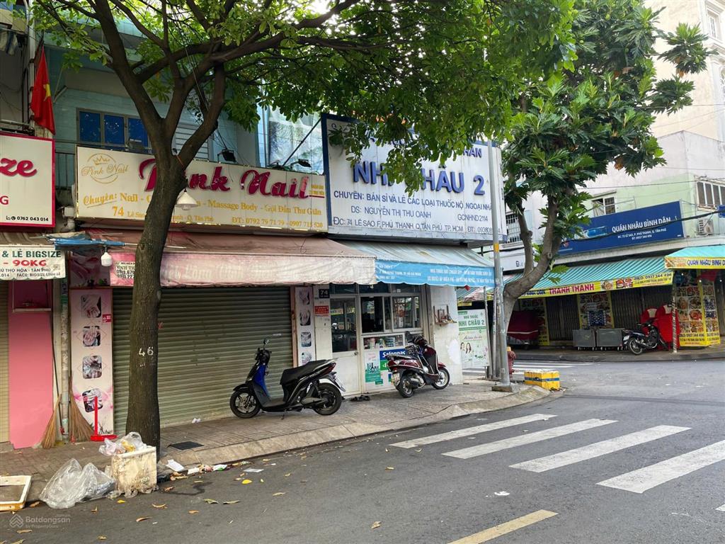 Bán nhà góc cực hiếm 74 lê sao phú thạnh tân phú