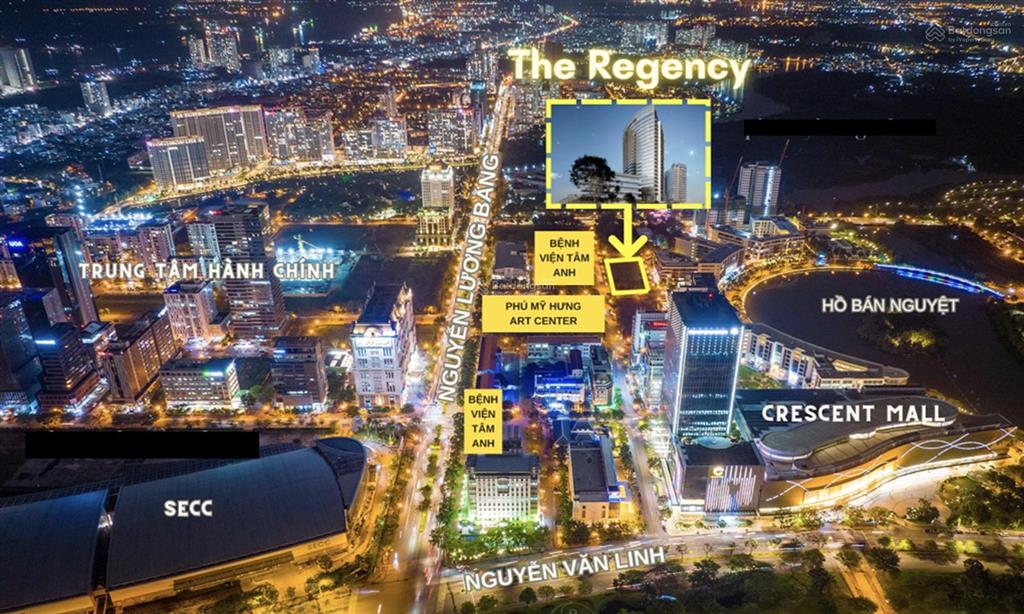 Chính chủ cần bán căn 3pn dự án the regency pmh  hiếm có tại hồ bán nguyệt.