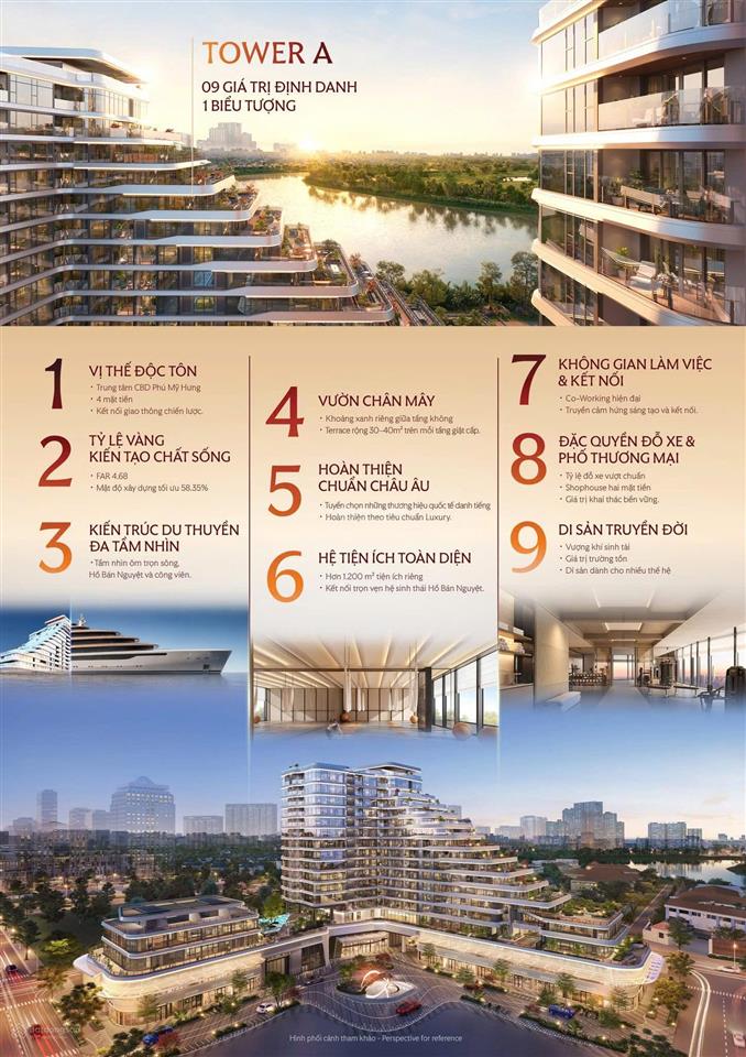 Phòng kinh doanh phú mỹ hưng chính thức giới thiệu căn hộ triton crown kiệt tác bên hồ bán nguyệt