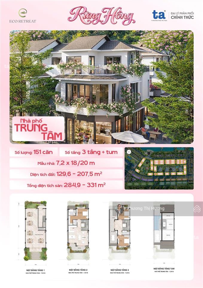 Ra mắt nhà phố trung tâm mùa lễ hội rừng phượng eco retreat