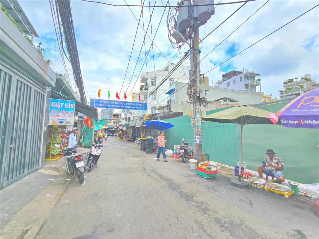 Đất 10.3x18m, txd hầm trệt lửng 5 lầu st, đường 8m liền kề himlam q7