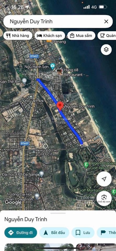 Bán lô đất đẹp 141m2 ngang 6m đường 10m5 nguyễn duy trinh, ngũ hành sơn giá tốt