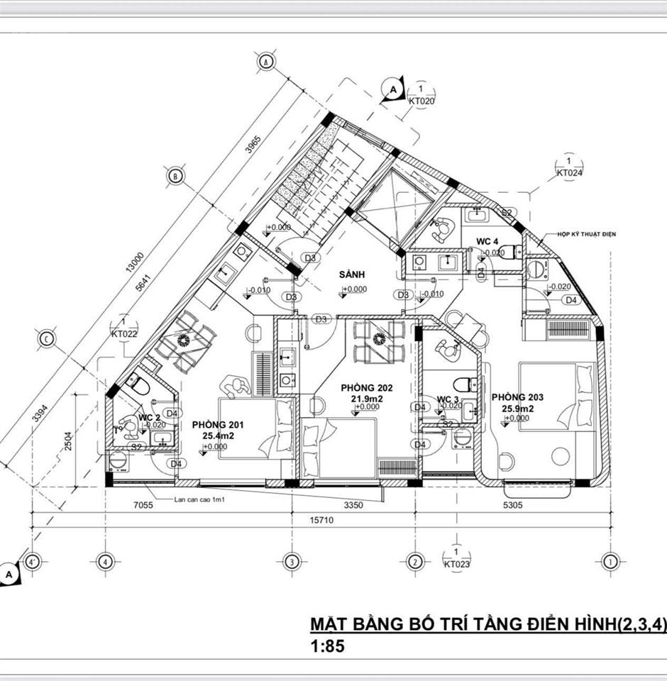 Bán lô đất 3 mặt tiền hoàng sa sát bãi biển mân thái, sơn trà ngang 15m  giá 12,8 tỷ