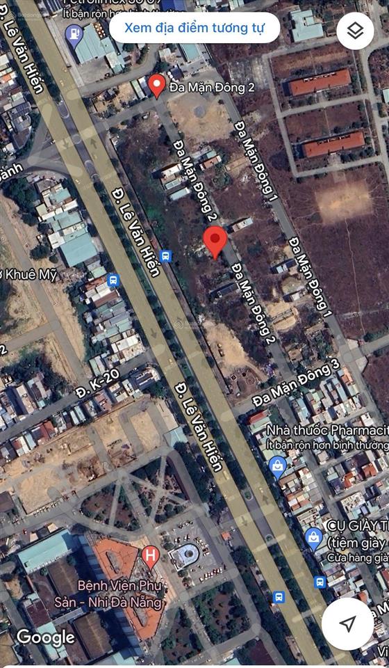 Bán đất đường đa mặn đông 2 sát lê văn hiến, đối diện bệnh viện 600 giường  90m2 giá 7,75 tỷ
